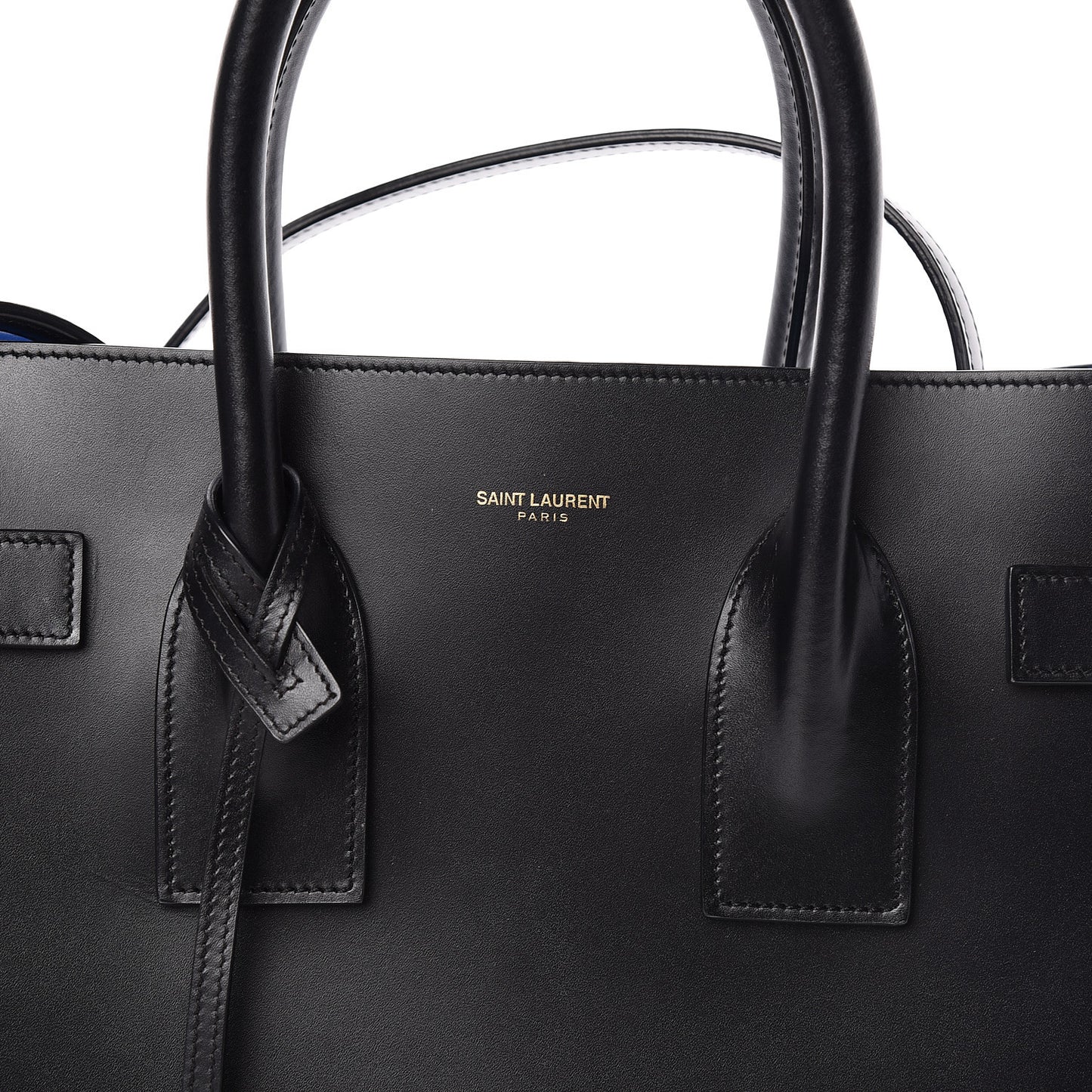 Calfskin Small Sac De Jour Black