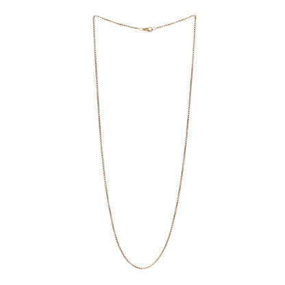 David Yurman 18K Yellow Gold 1.7mm Box Chain Necklace 22" 2 of 5