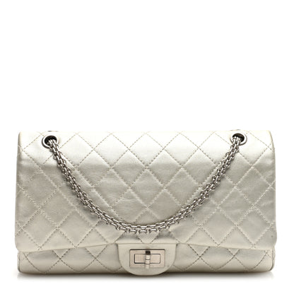 Chanel Metallic Lambskin Quilted 2.55 Reissue 227 Flap Silver 1 of 11