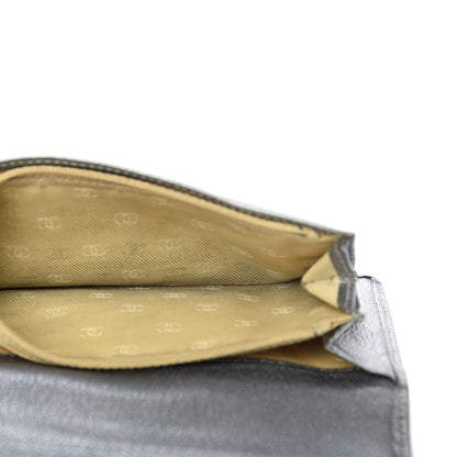 Chanel Metallic Goatskin CC Yen Wallet Silver 7 of 8