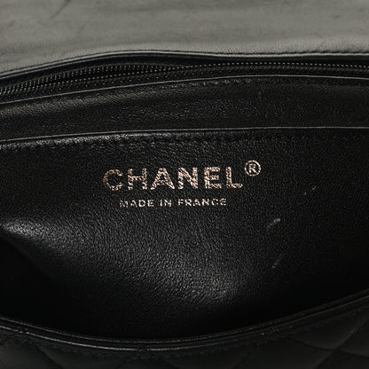 Chanel Lambskin Quilted Mini Rectangular Flap Black 6 of 14