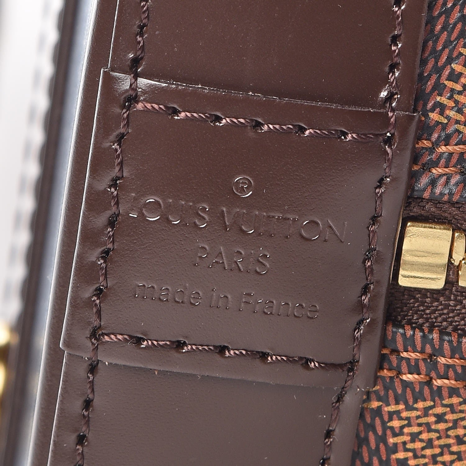 Louis Vuitton Damier Ebene Alma PM 6 of 7