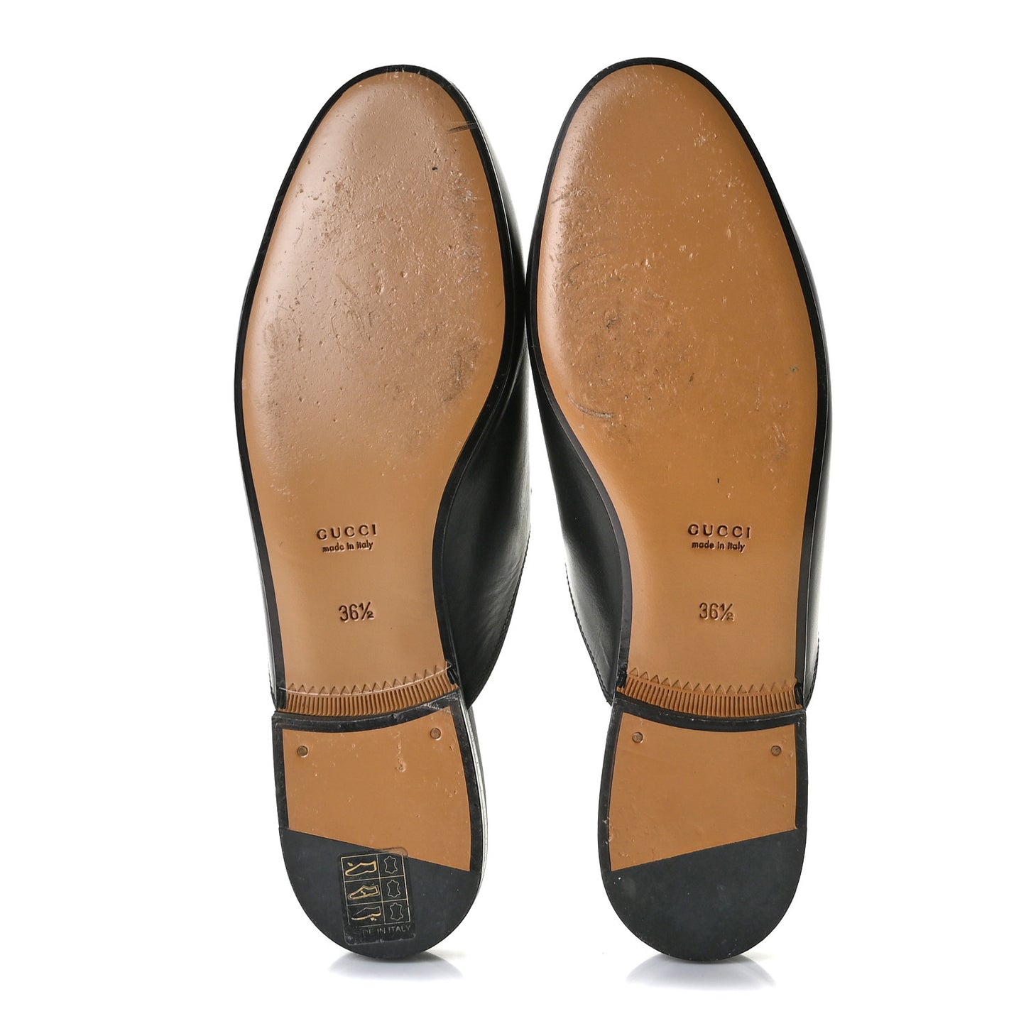 Calfskin Womens Princetown Slippers 36.5 Black