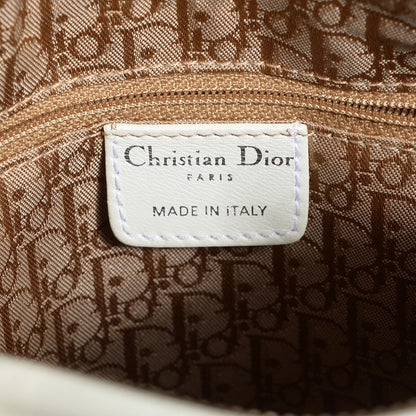 Christian Dior Lambskin Cannage Medium Lady Dior White 6 of 7