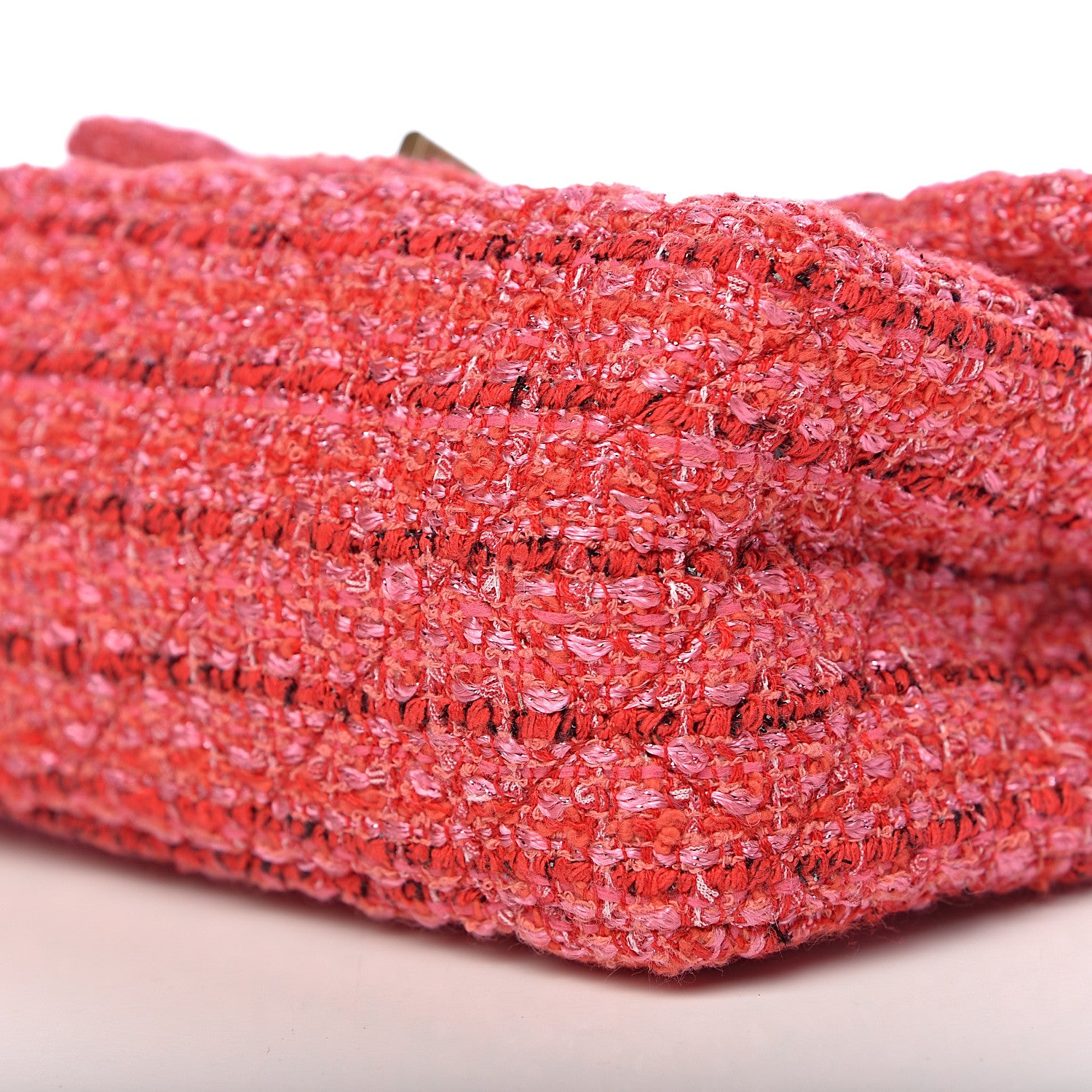 Chanel Tweed Quilted Mini 2.55 Reissue Flap Red Ecru Black 9 of 10
