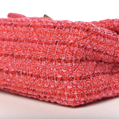 Chanel Tweed Quilted Mini 2.55 Reissue Flap Red Ecru Black 9 of 10