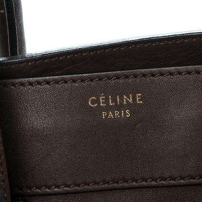 Celine Smooth Calfskin Mini Envelope Luggage Brown 5 of 10