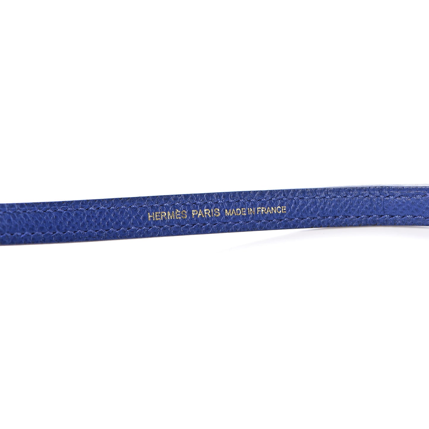 Epsom Mini Kelly Sellier 20 Bleu Electrique
