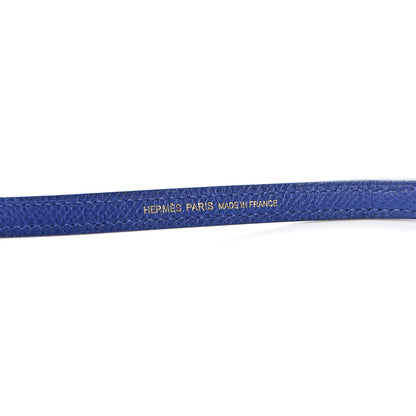 Hermes Epsom Mini Kelly Sellier 20 Bleu Electrique 32 of 35