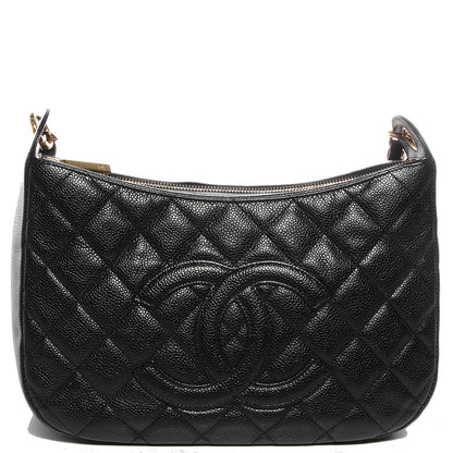 Chanel Caviar Quilted Hobo Black 1 of 9