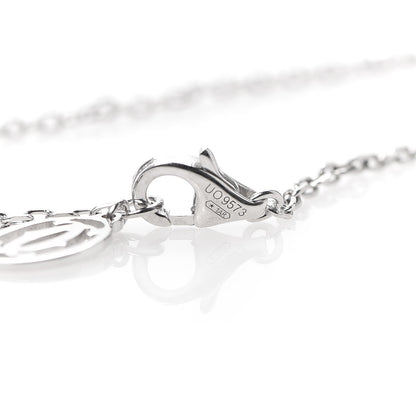 Cartier 18K White Gold Diamond SM D'Amour Bracelet 5 of 5