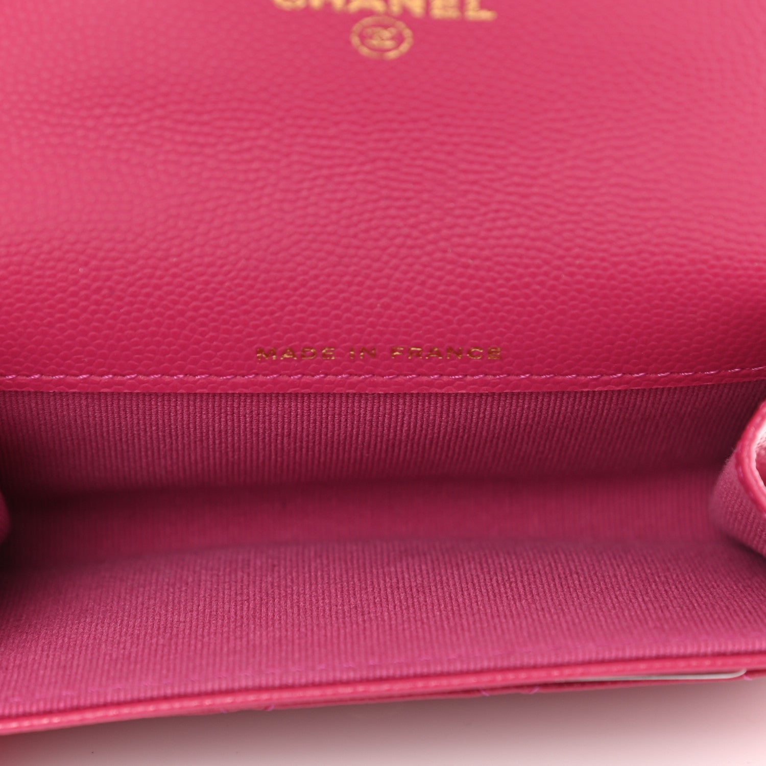 Chanel Caviar Quilted Flap Card Holder Wallet Pink 5 of 9