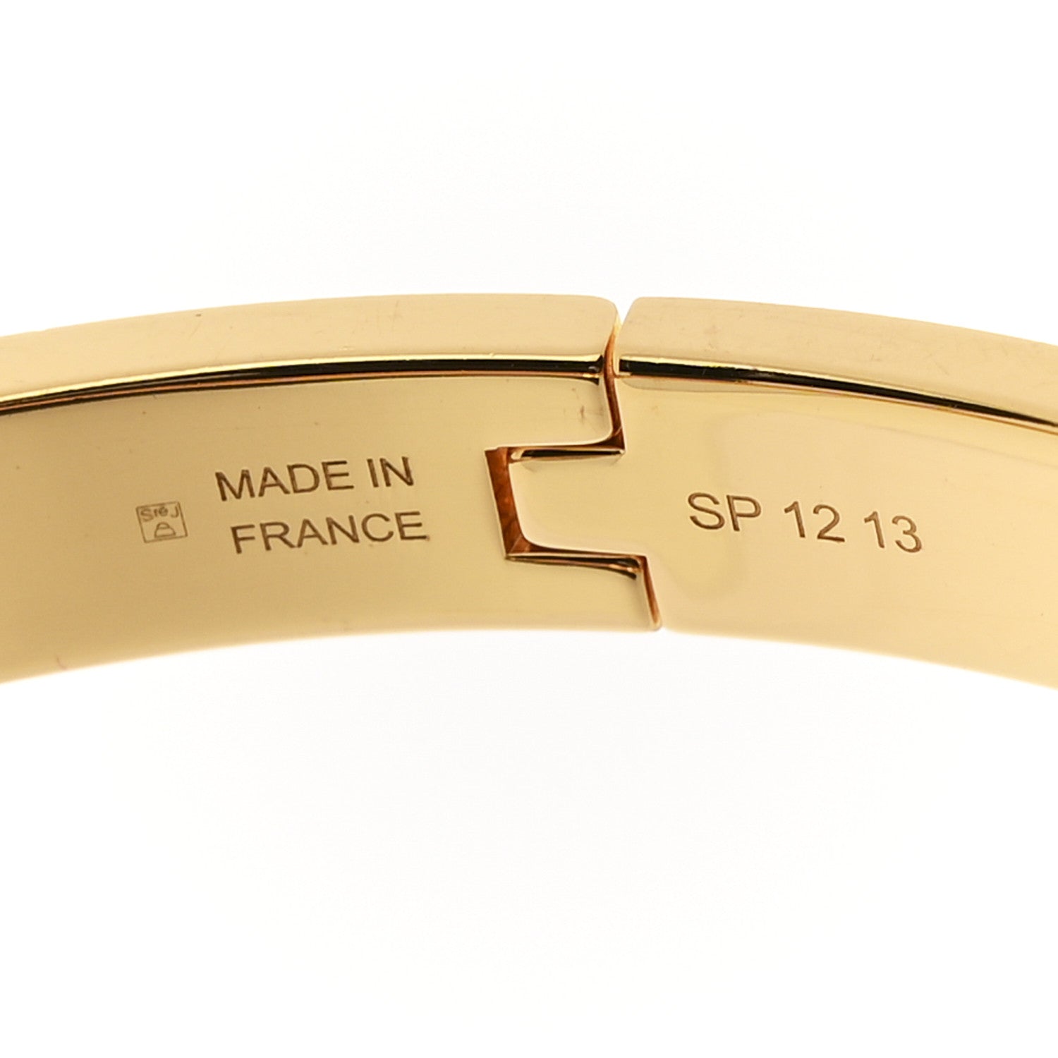 Hermes Enamel Mini Clic Kelly Bracelet PM Sable 4 of 5