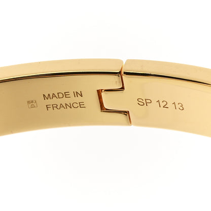 Hermes Enamel Mini Clic Kelly Bracelet PM Sable 4 of 5