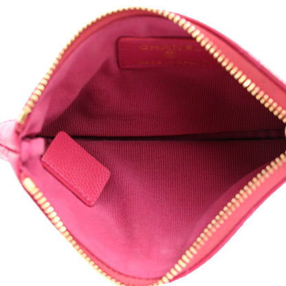 Chanel Caviar Quilted Small Cosmetic Case Pink 5 of 8