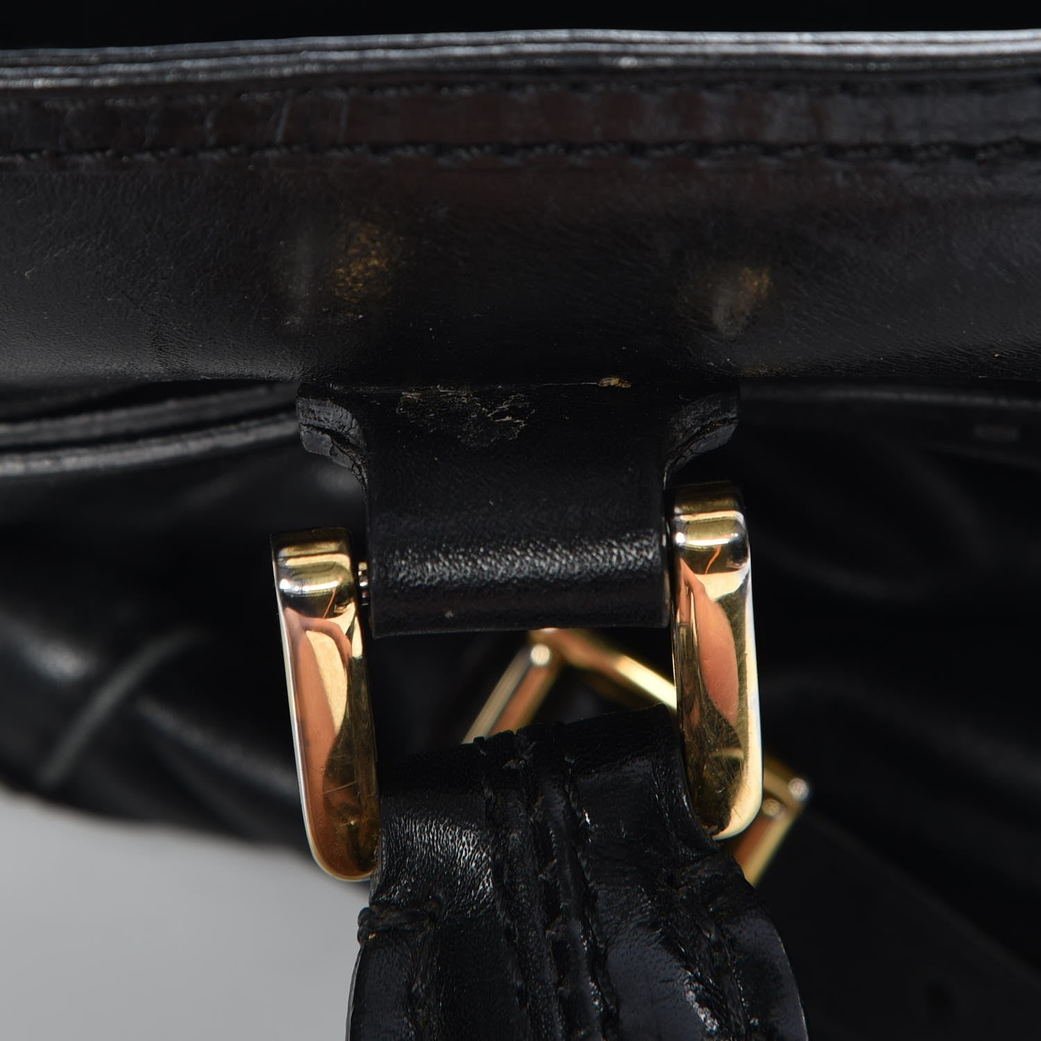Burberry Lambskin Bridle Calfskin Medium Landscape Lynher Tote Black 10 of 10