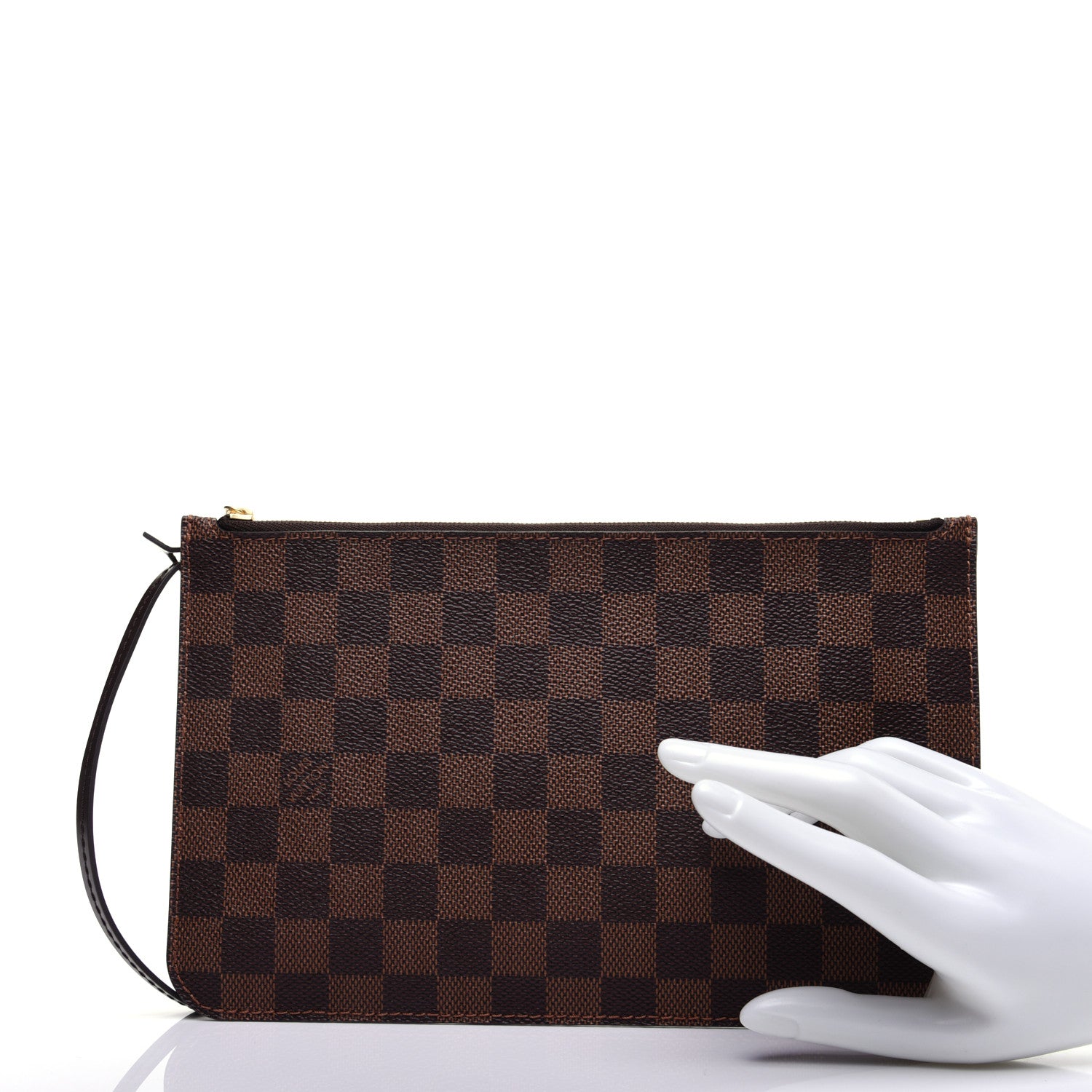 Louis Vuitton Damier Ebene Neverfull MM GM Pochette 2 of 10