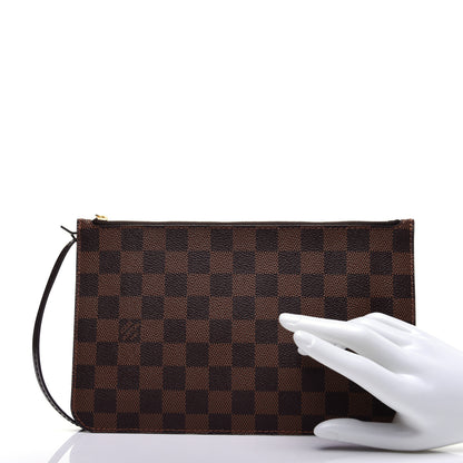 Louis Vuitton Damier Ebene Neverfull MM GM Pochette 2 of 10
