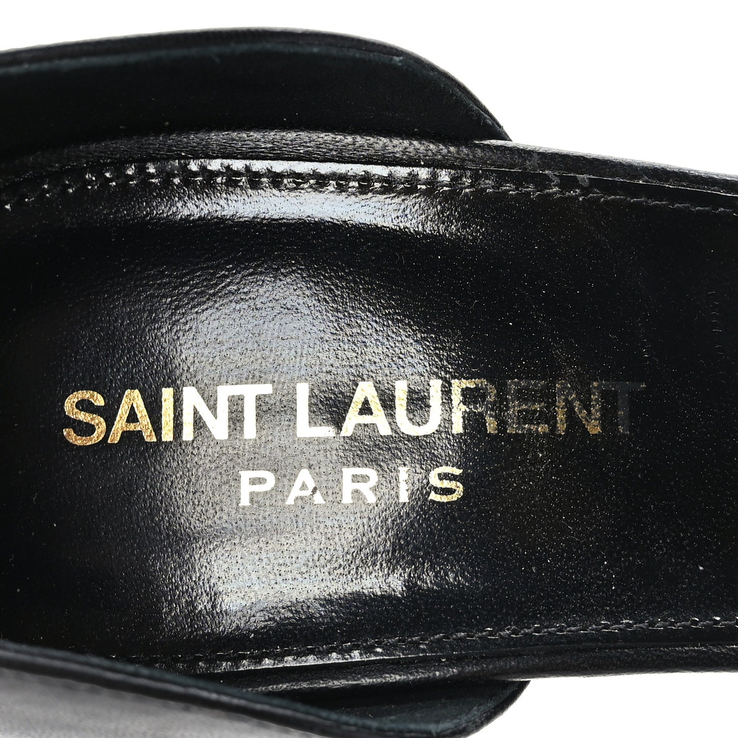 Calfskin Opyum 110 Sandals 41 Black Silver
