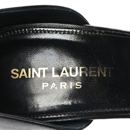 Saint Laurent Calfskin Opyum 110 Sandals 41 Black Silver 7 of 7