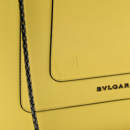 Bulgari Calfskin Serpenti Forever Crossbody Bag Yellow 9 of 9