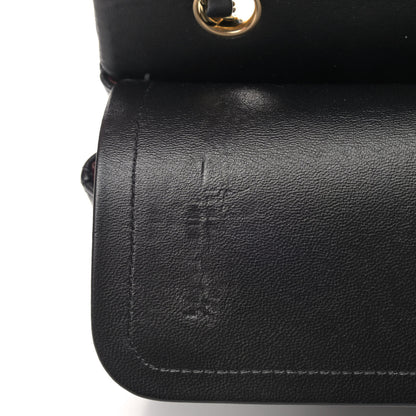 Chanel Lambskin Quilted Medium Double Flap Black 6 of 7