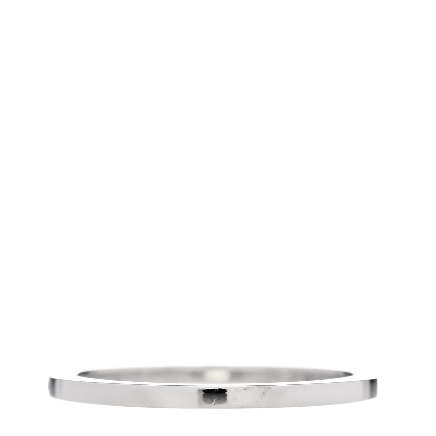 Platinum Diamond Lucida Half Circle Wedding Band Ring 53 6.5