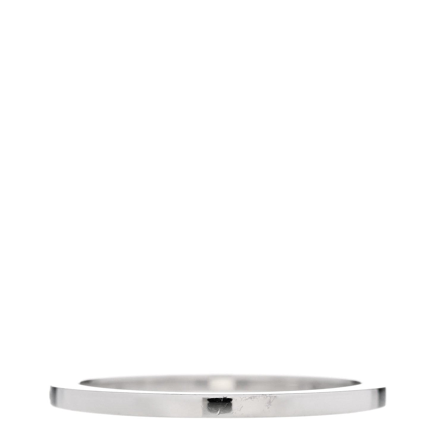 Tiffany Platinum Diamond Lucida Half Circle Wedding Band Ring 53 6.5 3 of 6