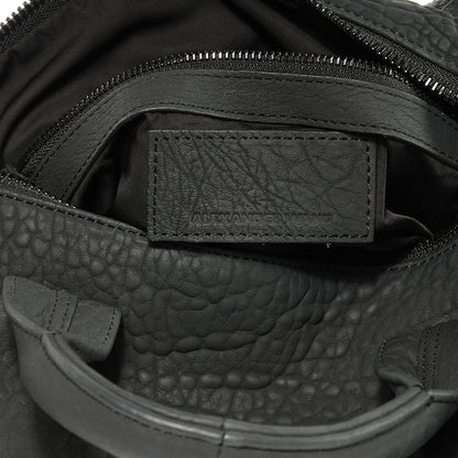 Alexander Wang Leather Rocco Duffel Matte Black w Iridescent Hardware 5 of 6