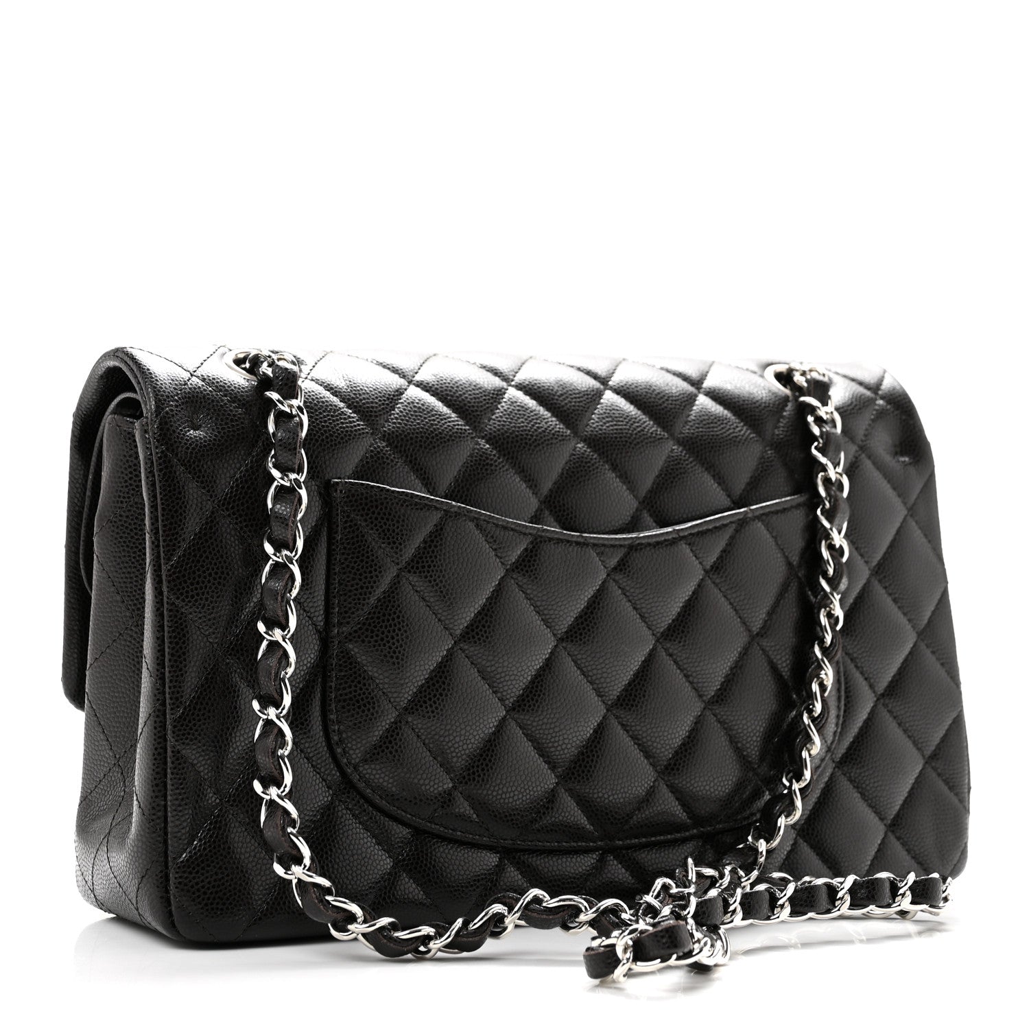 Chanel Caviar Quilted Medium Double Flap Brown 3 of 11