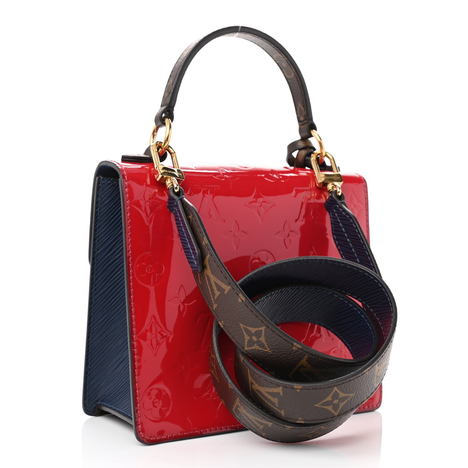 Louis Vuitton Vernis Epi Monogram Spring Street Scarlet 3 of 7