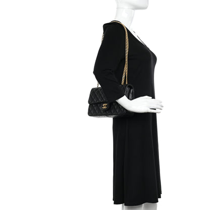 Chanel Lambskin Quilted Small Sweet Camellia Flap Black 2 of 10