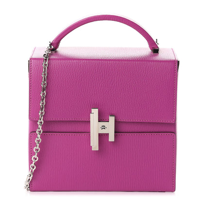 Hermes Chevre Mysore Cinhetic Boxy Top Handle Bag Magnolia 1 of 11