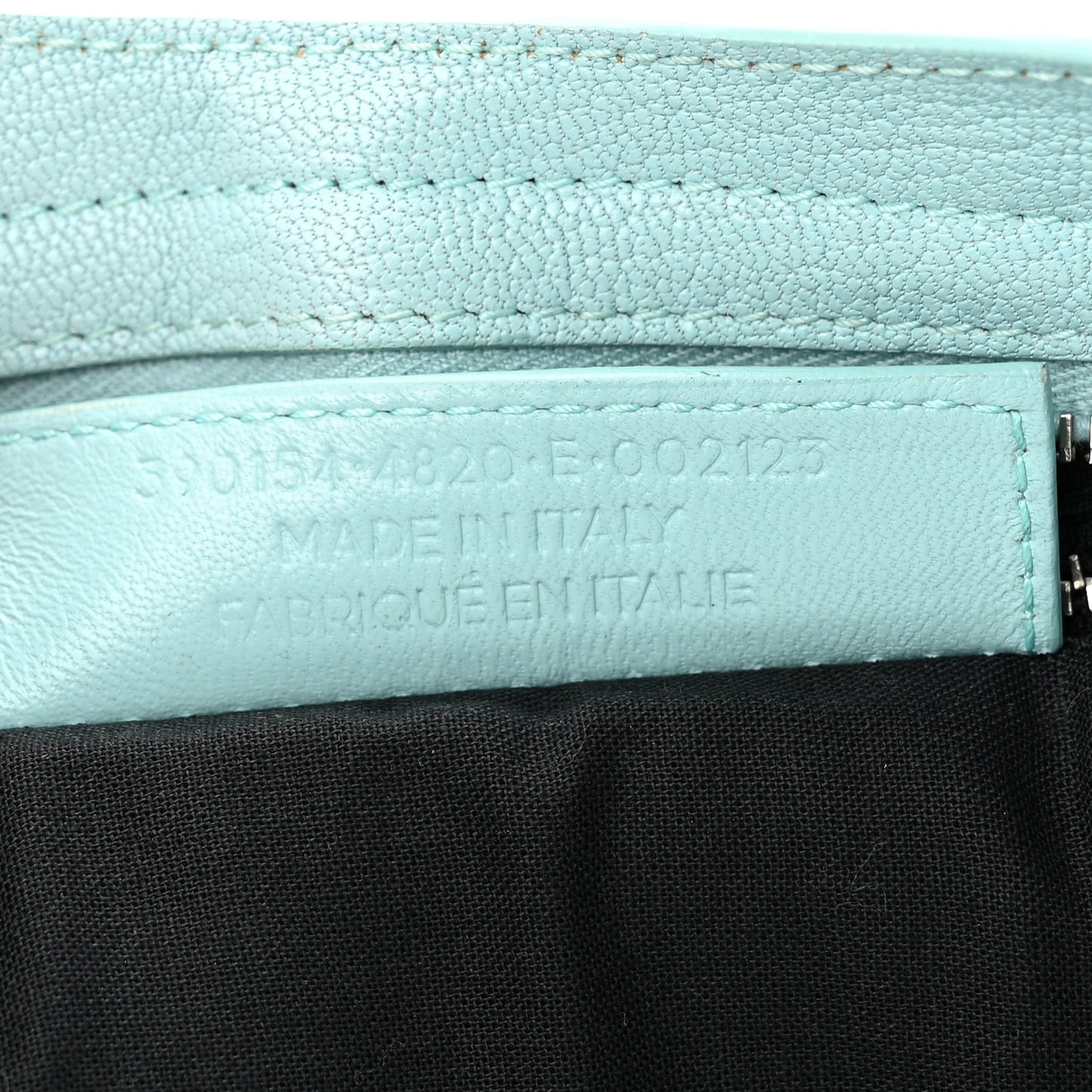 Chevre Silver Metallic Edge Hardware City Bleu Maldives