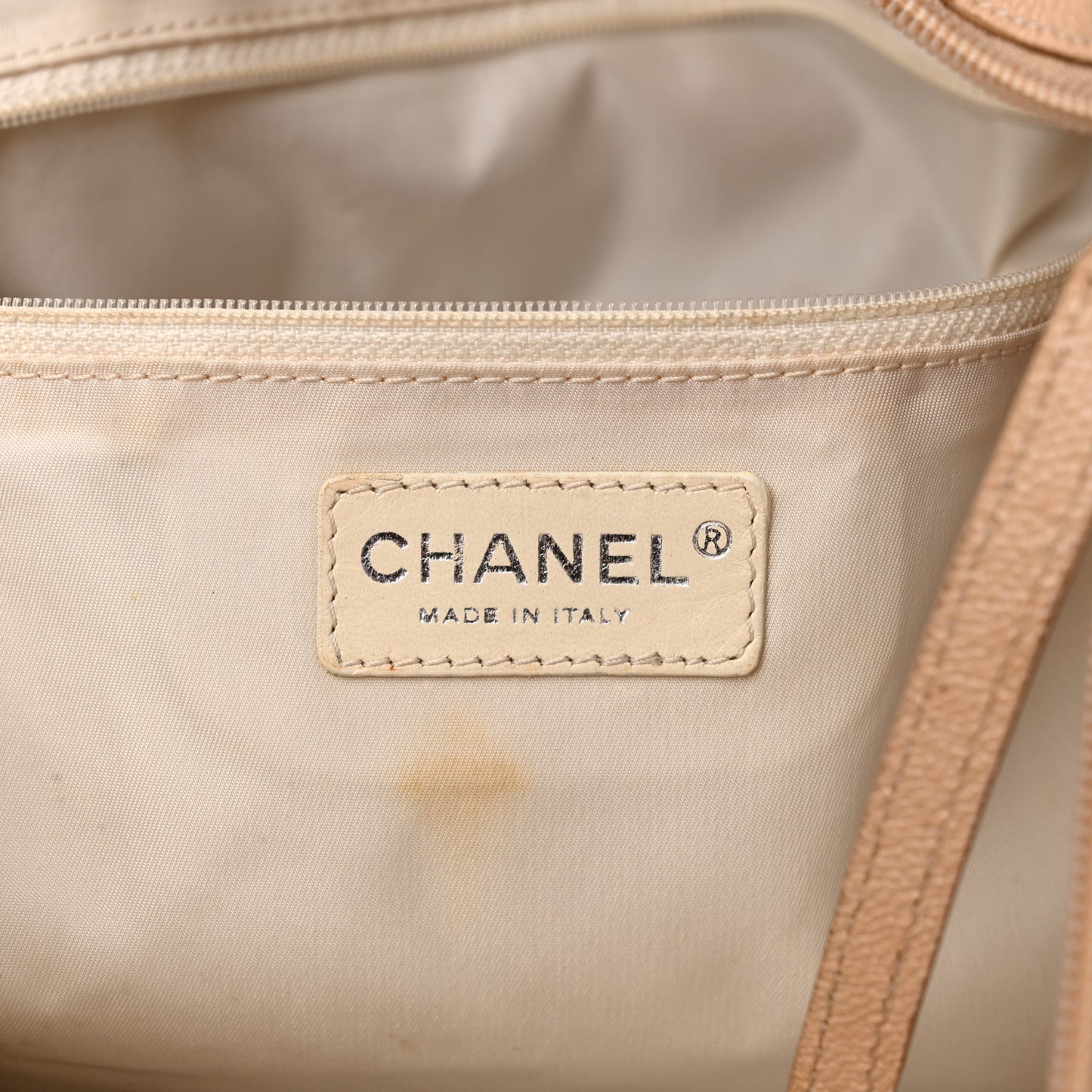 Metallic Coated Canvas Large Paris Biarritz Tote Gold