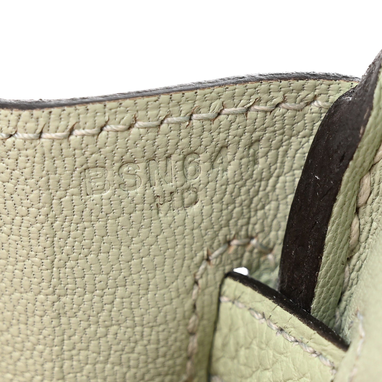 Togo Birkin 25 Gris Neve