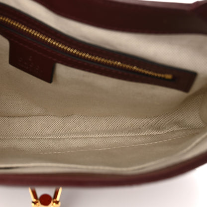 Gucci Monogram Azalea Calfskin Web Small Jackie 1961 Hobo Sahara Rubino Chardonnay 5 of 10
