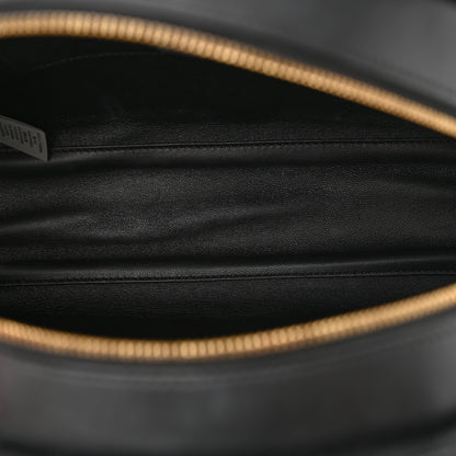 Versace Calfskin Medallion Tribute Bowling Bag Black 5 of 11