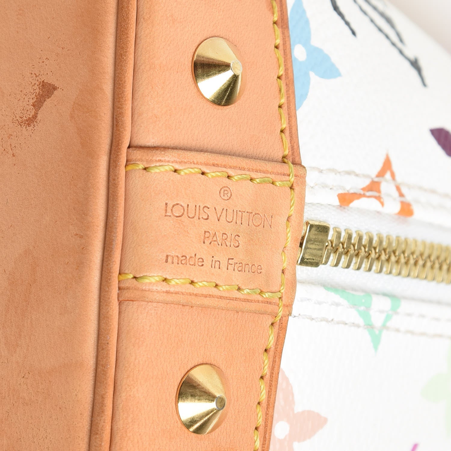 Louis Vuitton Monogram Multicolor Alma White 8 of 19