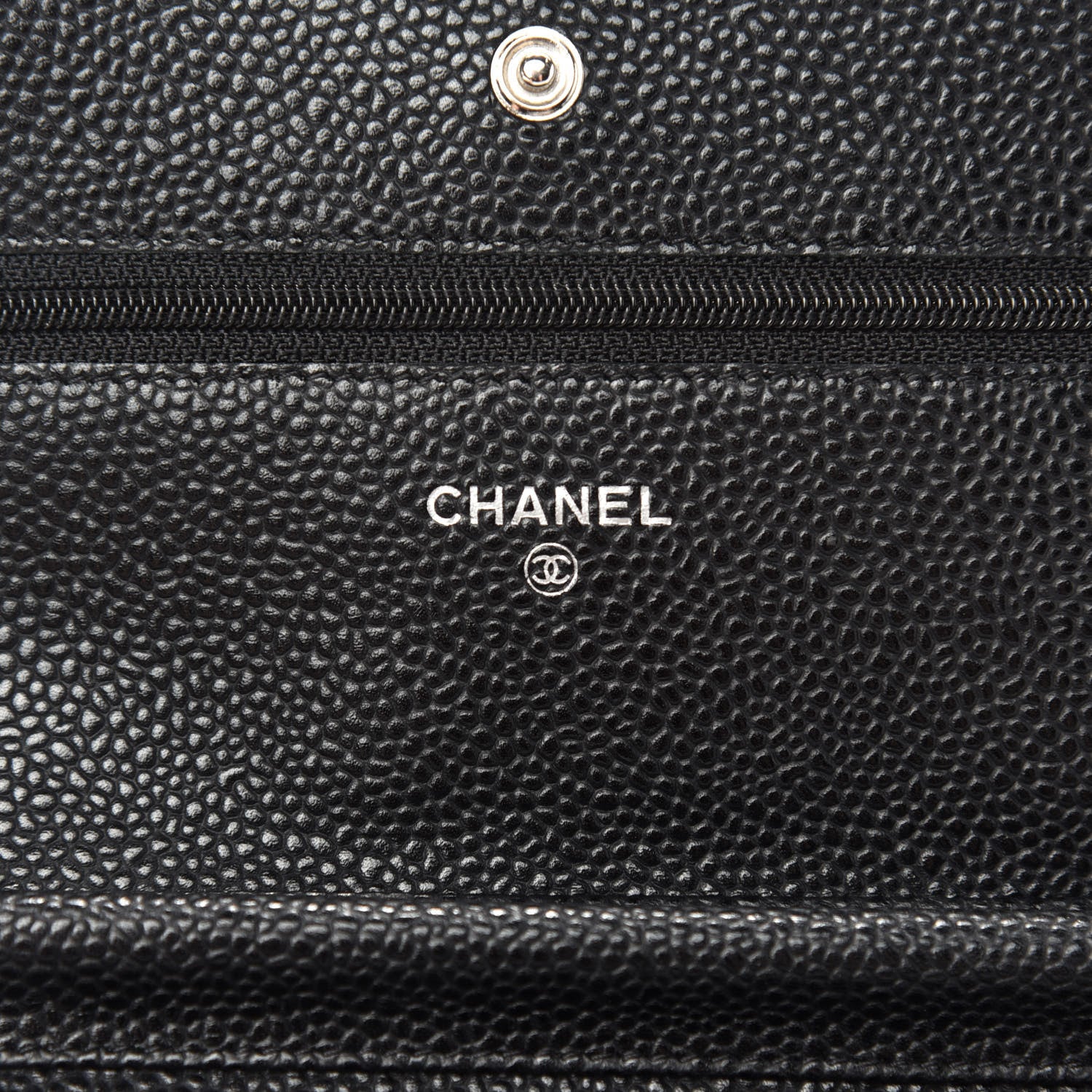Chanel Caviar Quilted Wallet On Chain WOC Black 8 of 12