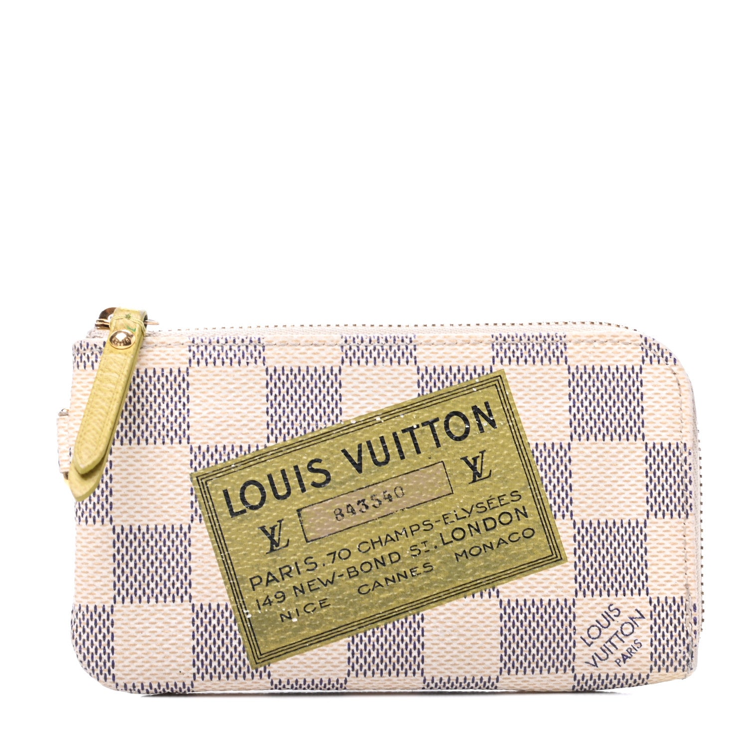 Louis Vuitton Damier Azur Complice Trunks and Bags Key Pouch 1 of 6