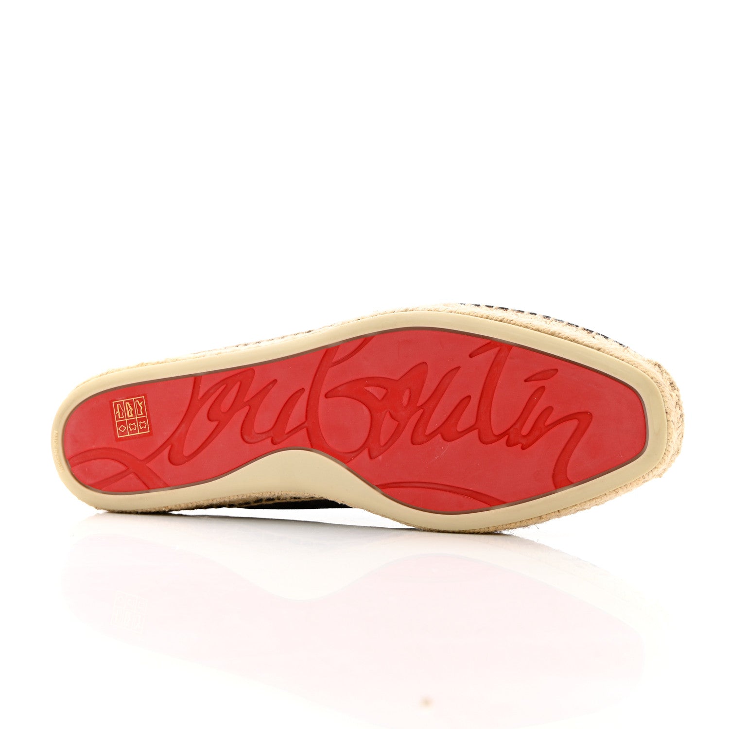 Christian Louboutin Suede Mens Nanou Flat Espadrilles 44 Brown 8 of 10