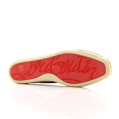 Christian Louboutin Suede Mens Nanou Flat Espadrilles 44 Brown 8 of 10