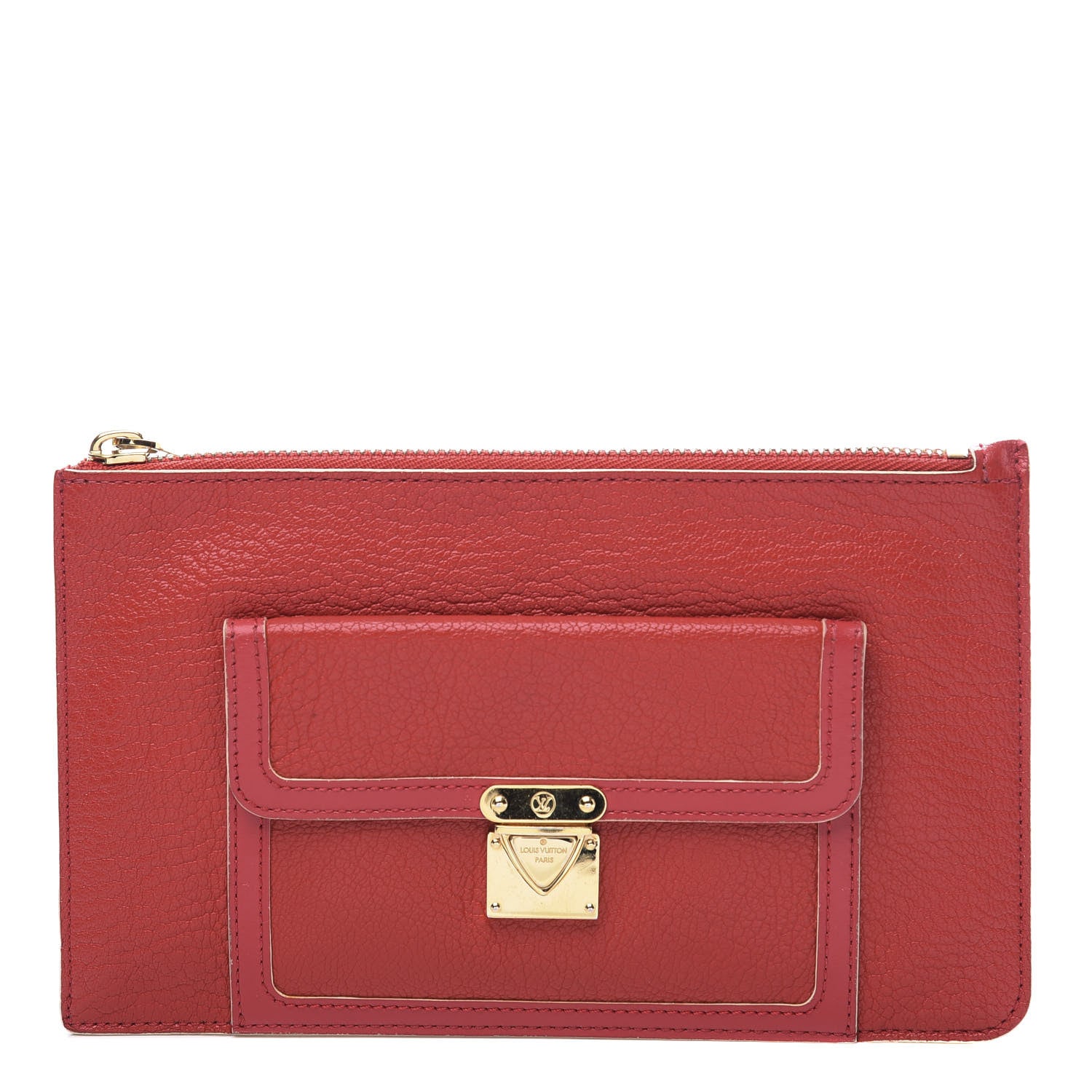 Louis Vuitton Suhali Pochette Red 1 of 8