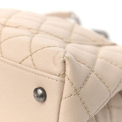 Chanel Caviar Quilted Mini Coco Handle Flap Beige 10 of 11