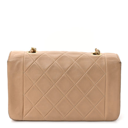 Chanel Lambskin Quilted Small Single Flap Beige 4 of 12