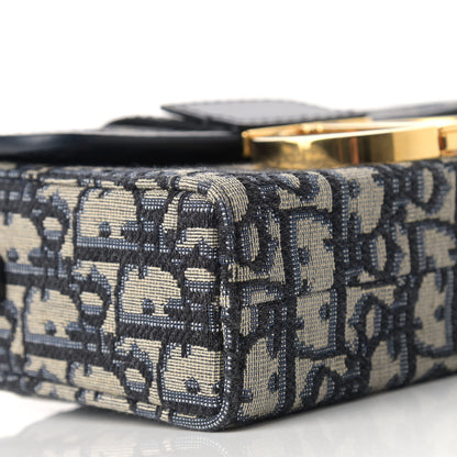 Christian Dior Oblique 30 Montaigne Box Bag Blue 5 of 9