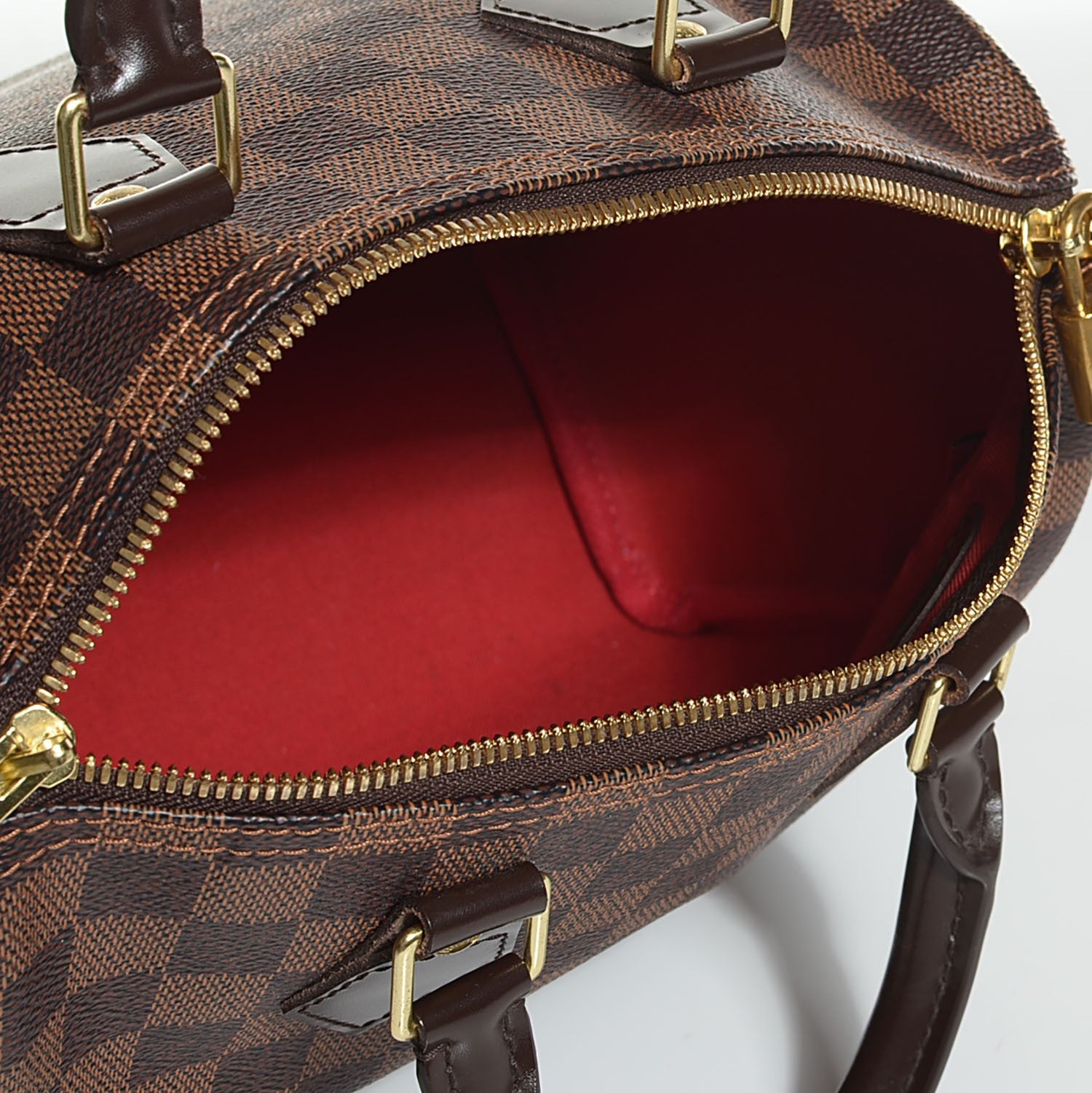 Louis Vuitton Damier Ebene Speedy Bandouliere 25 5 of 9