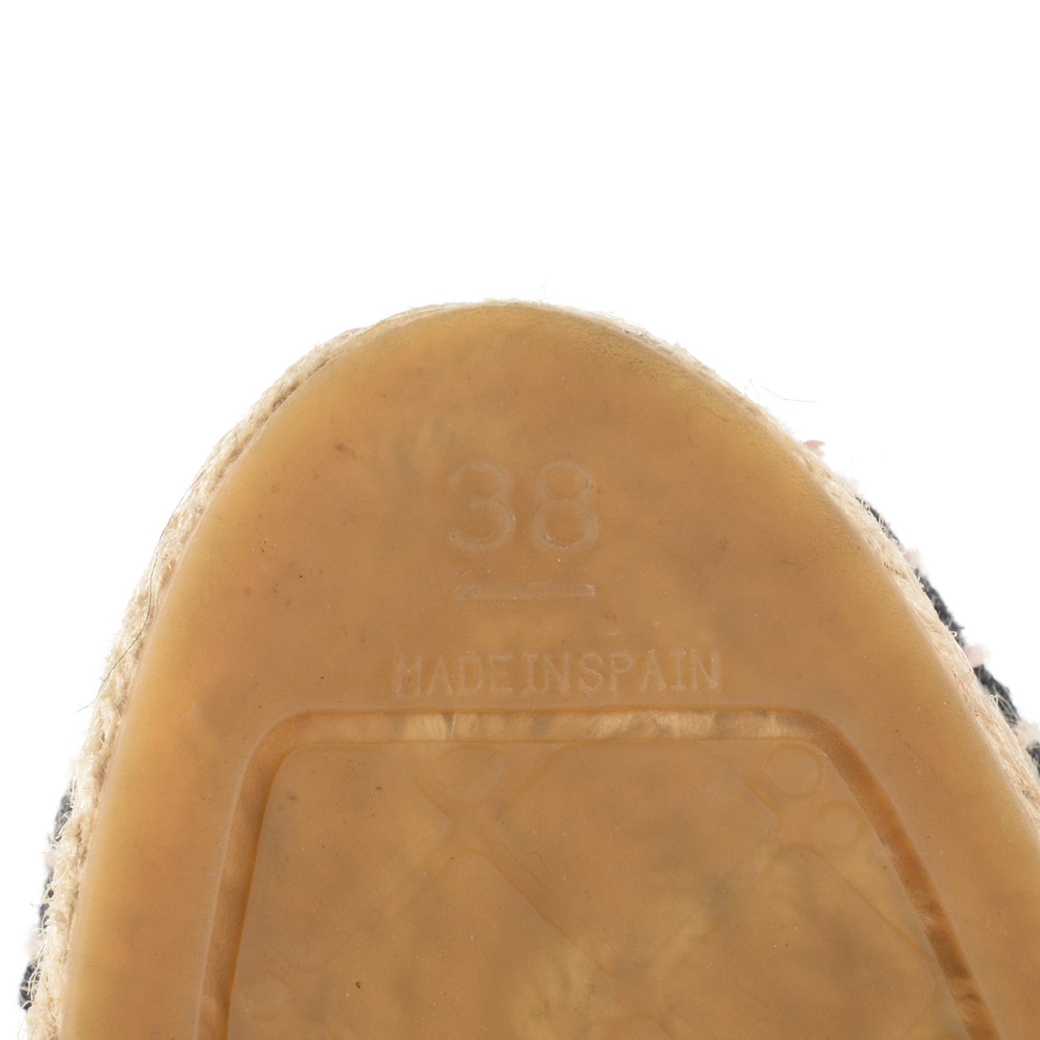 Chanel Toile CC Espadrilles 38 Green Black 6 of 8