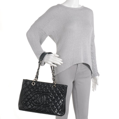 Chanel Caviar Grand Shopping Tote GST Black 2 of 7